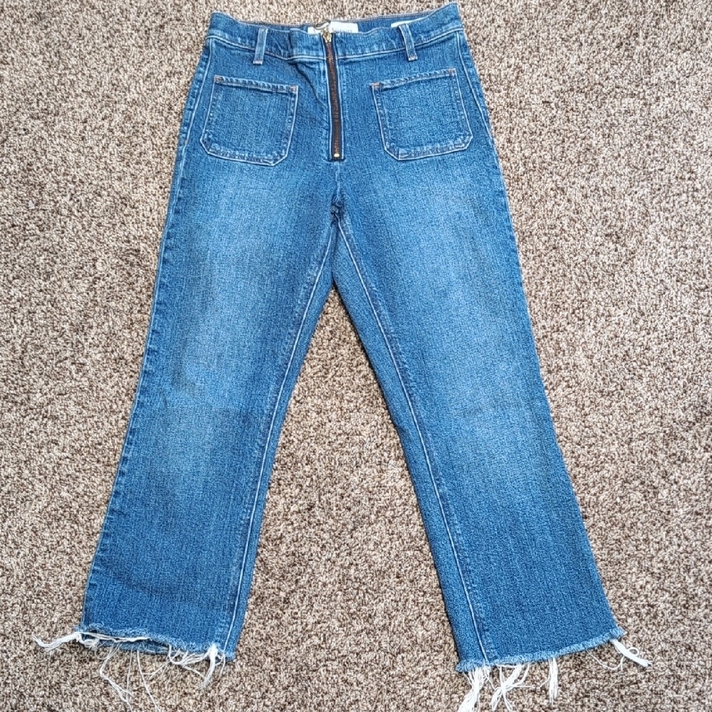 Denim Forum Just Peachy Straight Jeans Size 26